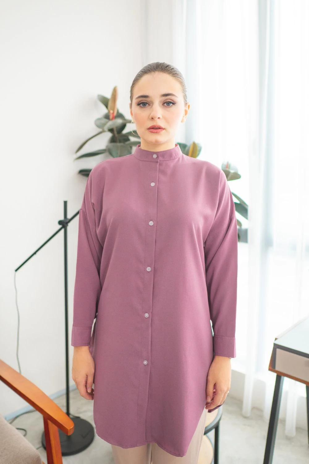 TEYRA BLOUSE – FRENCH ROSE